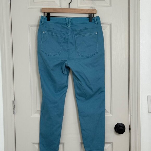 Curve Appeal Jeans Womens 10 High Rise Stretch Casual Comfort Minimalist Jegging - Picture 2 of 13